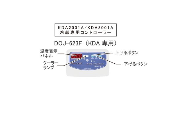 画像1: DOJ-623F　冷却専用コントローラー(三相200V用) (1)